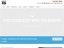 Tablet Screenshot of ozshade.com